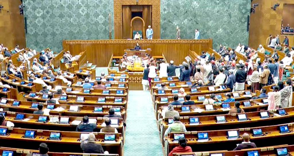 Lok Sabha adjourned till 5 pm after opposition uproar